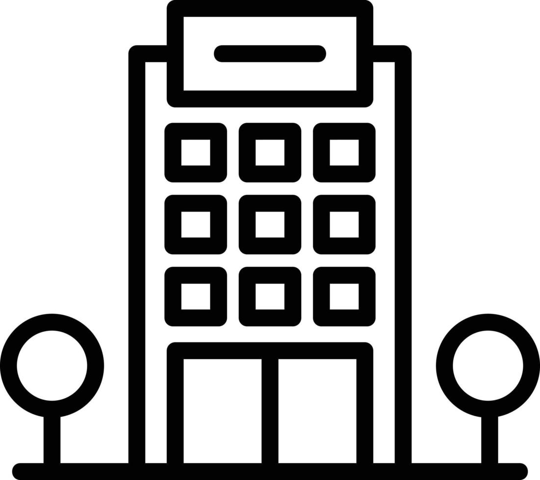 Office Building Vector Icon