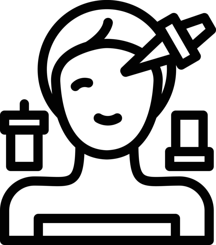 Spa Eye Treatment Vector Icon