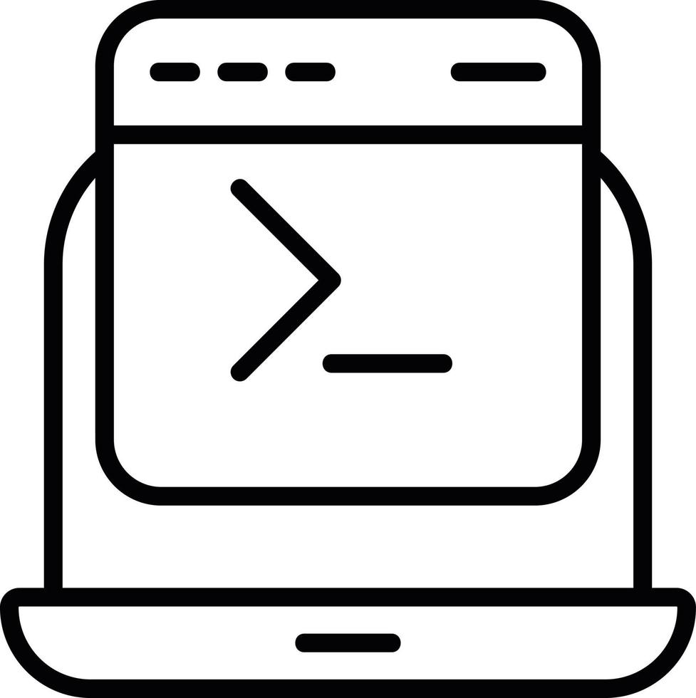 Command Line Vector Icon 14695576 Vector Art at Vecteezy