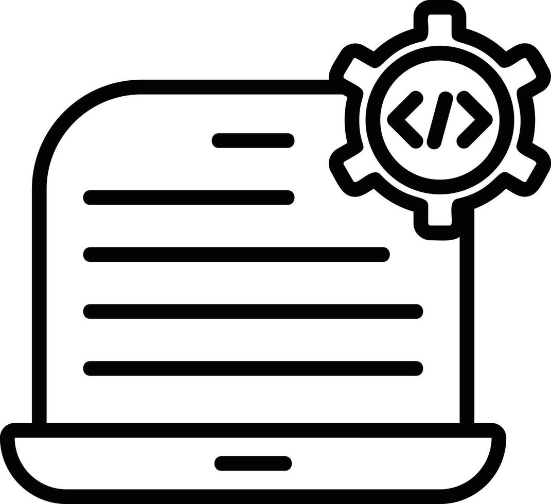 Code Setting Vector Icon