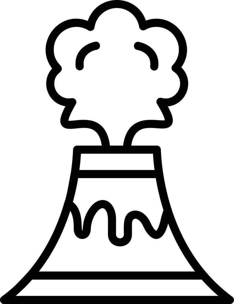 Volcano Vector Icon