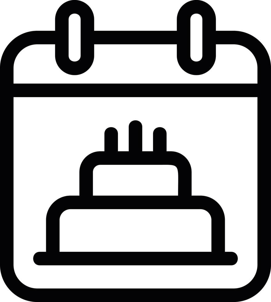 Birthday Date Vector Icon