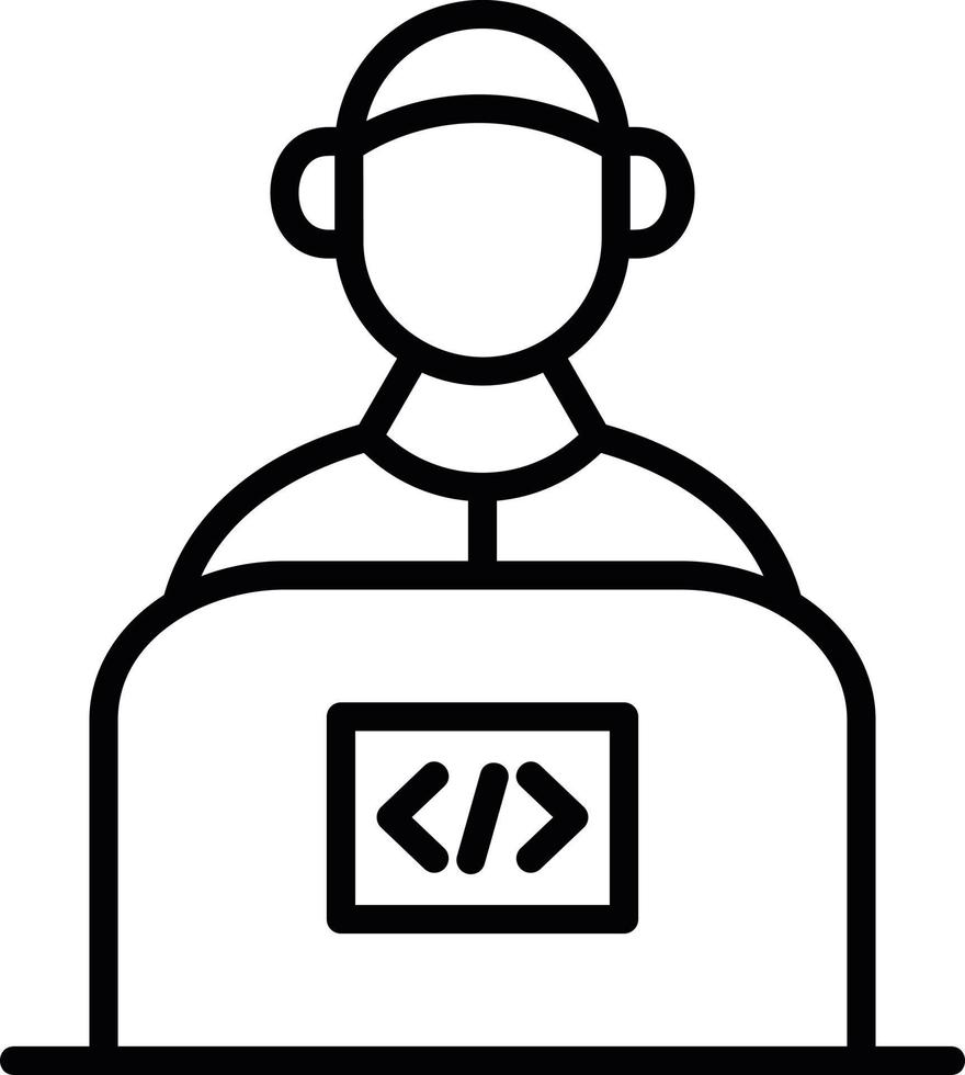 Senior Developer Vector Icon
