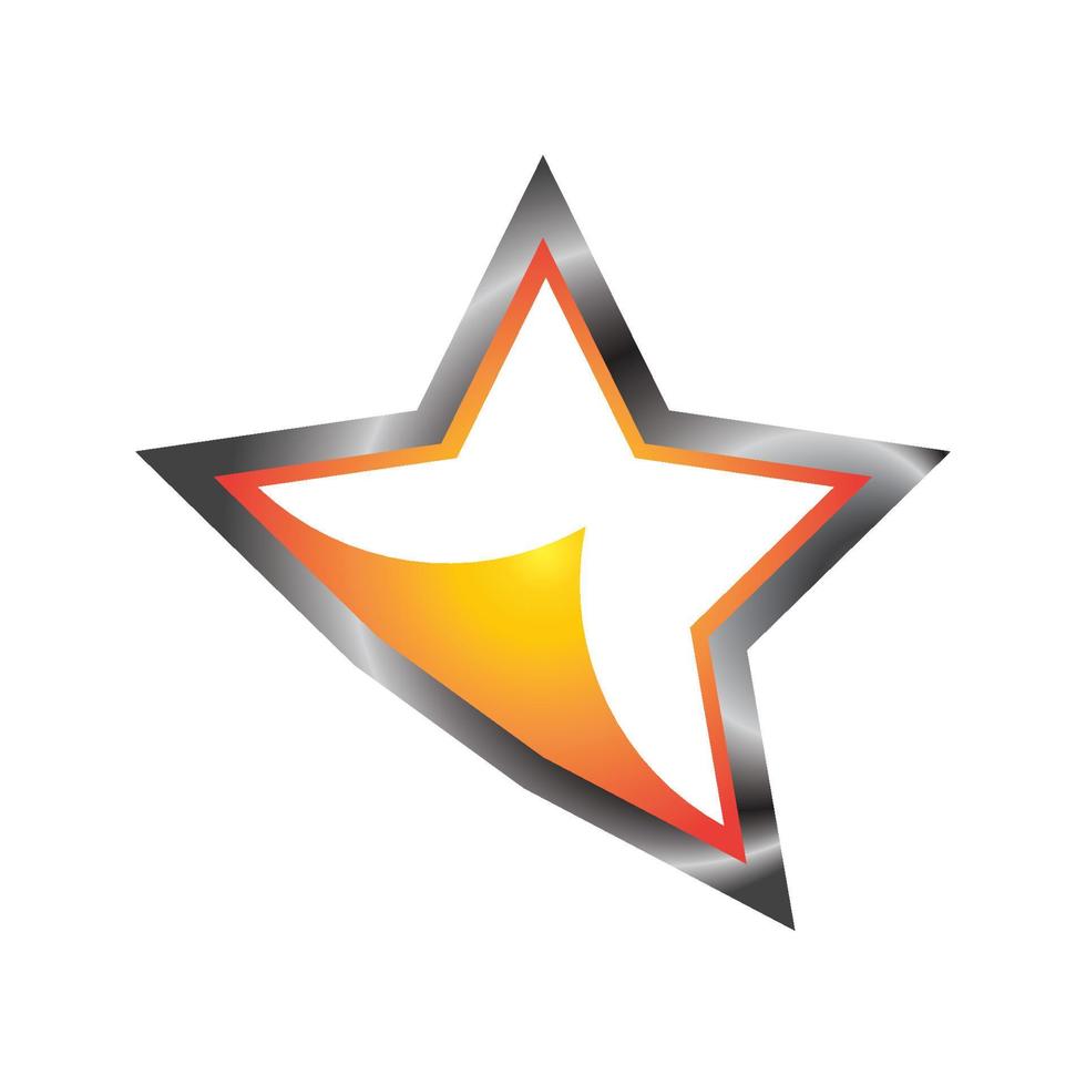Star icon template vector