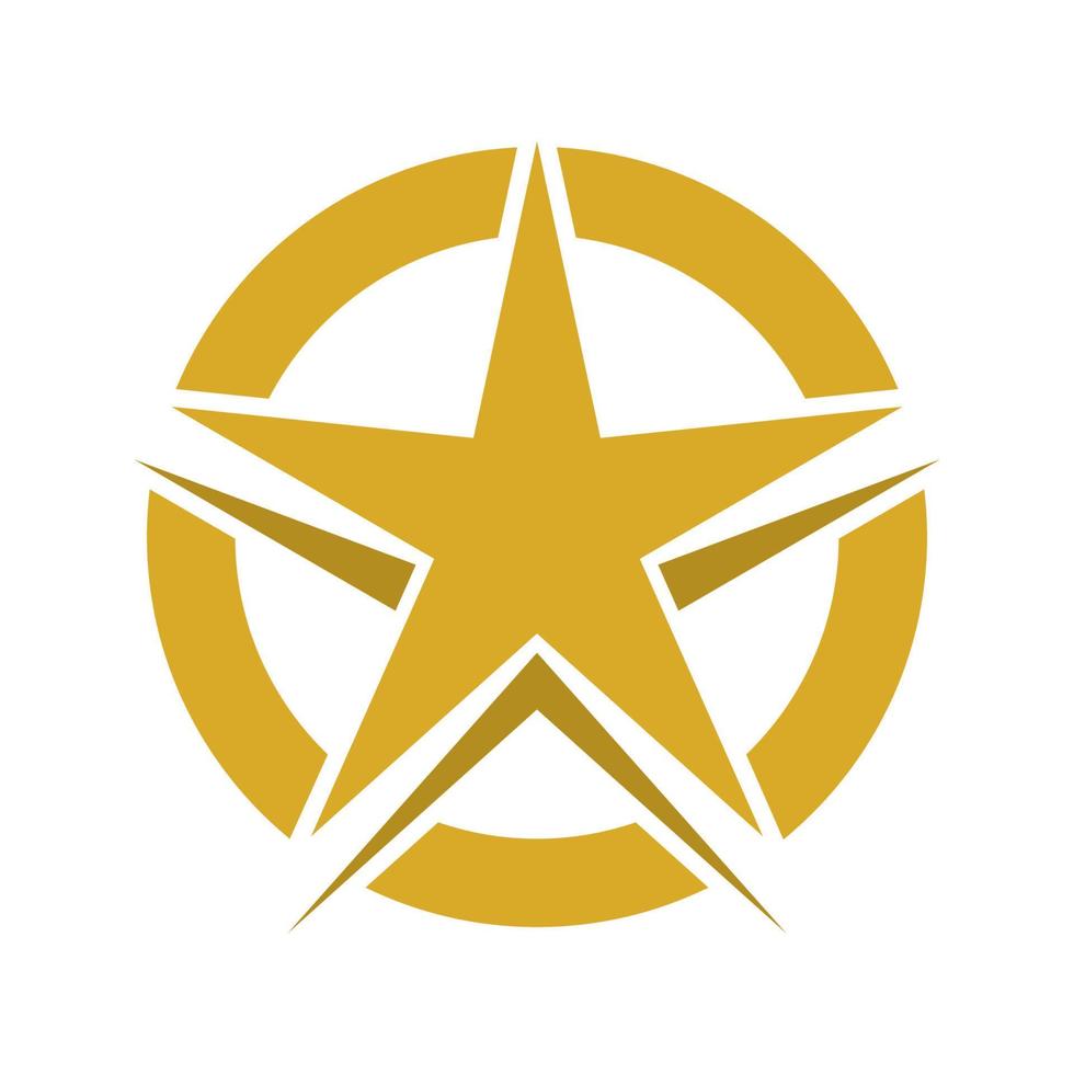 Star icon template vector