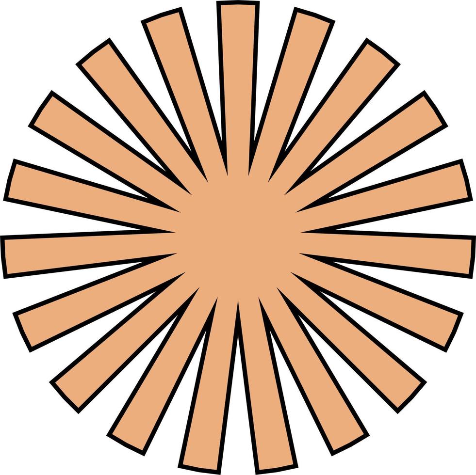Retro Shape Decorative Element Vector