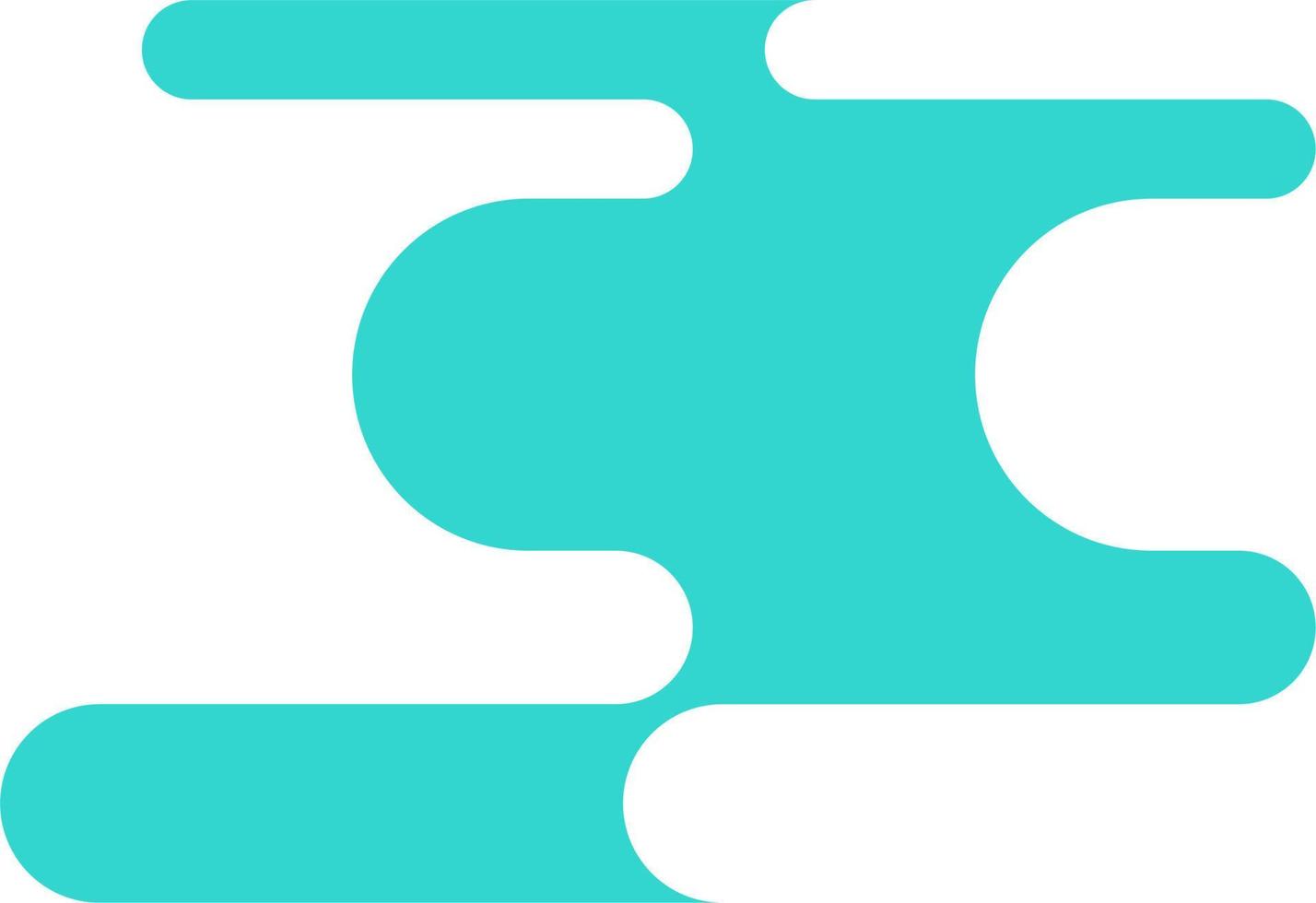 Abstract Minimal Round Shape Vector Illustration