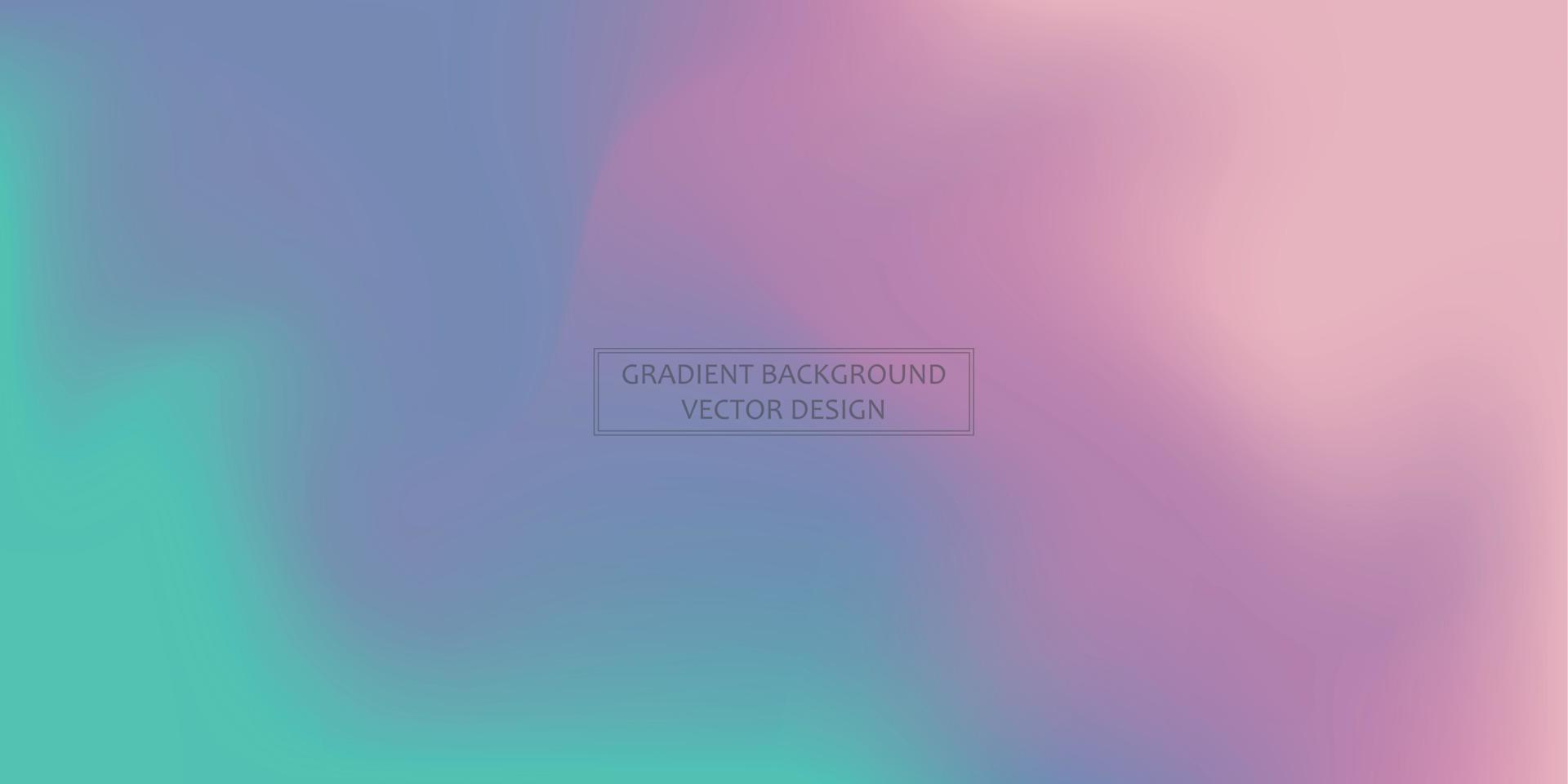 Panoramic web template multicolor gradient background, stylish design element - Vector