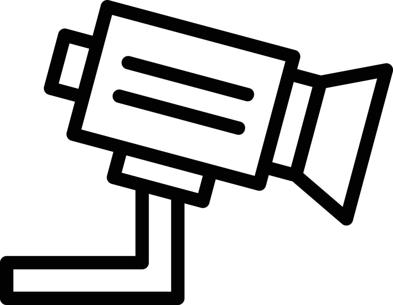 Cctv Line Icon vector