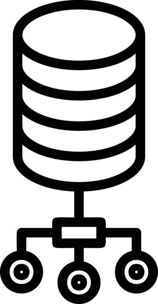 Data Line Icon vector
