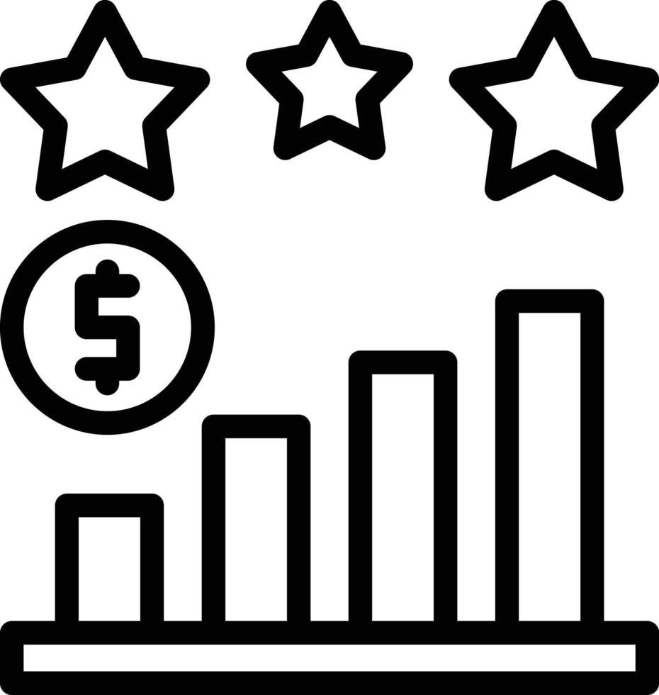 Satisfaction Line Icon vector