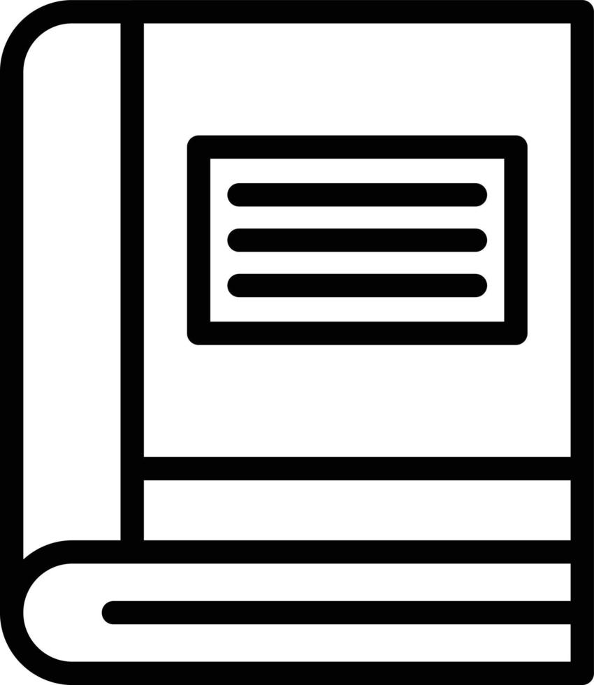 Book Line Icon vector