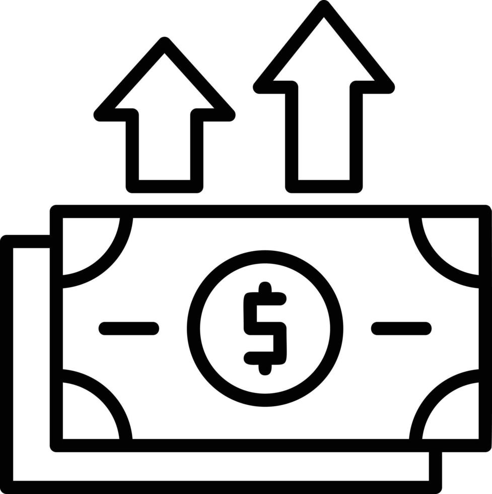 Profit Line Icon vector