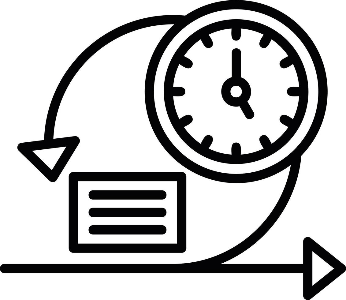 Iteration Line Icon vector