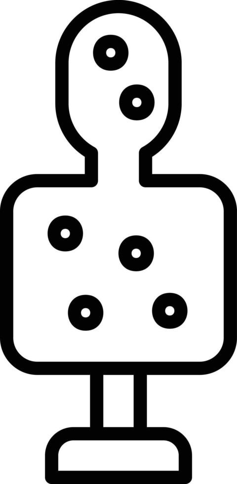 Shooting Line Icon vector