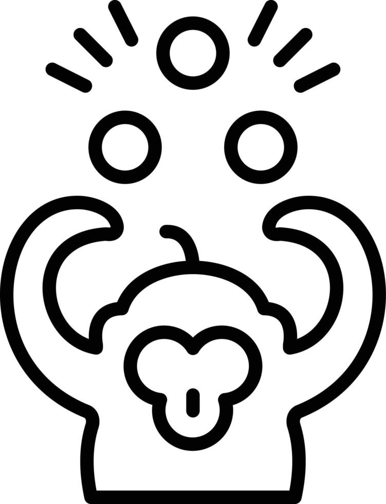 Juggler Line Icon vector