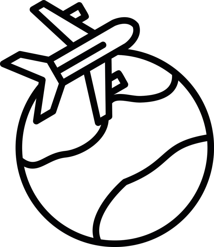 Travel Line Icon vector
