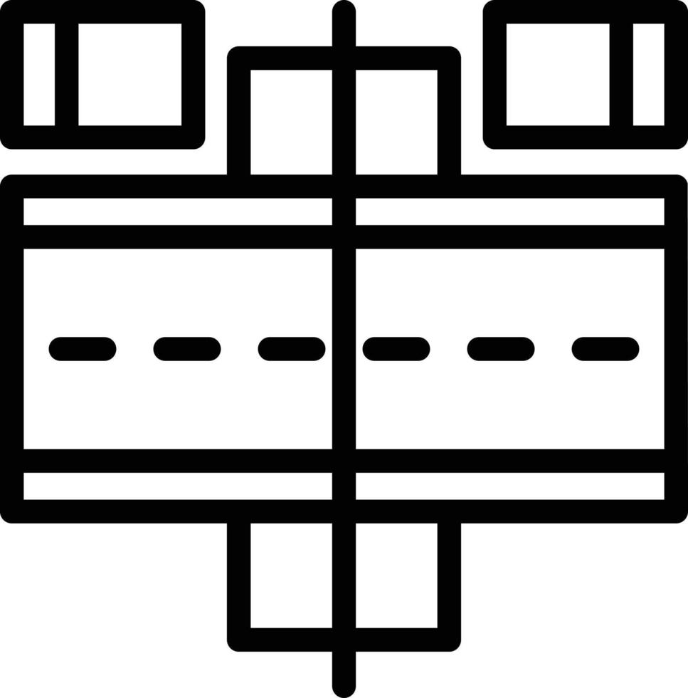 Border Line Icon vector