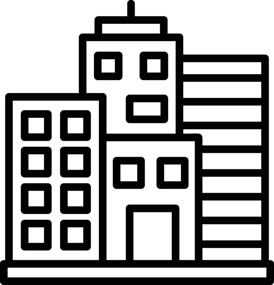 City Line Icon vector