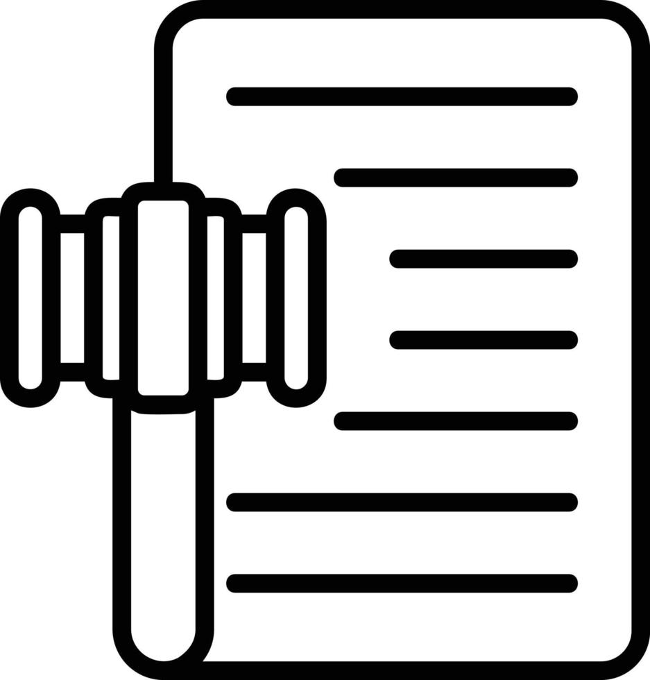 Act Line Icon vector