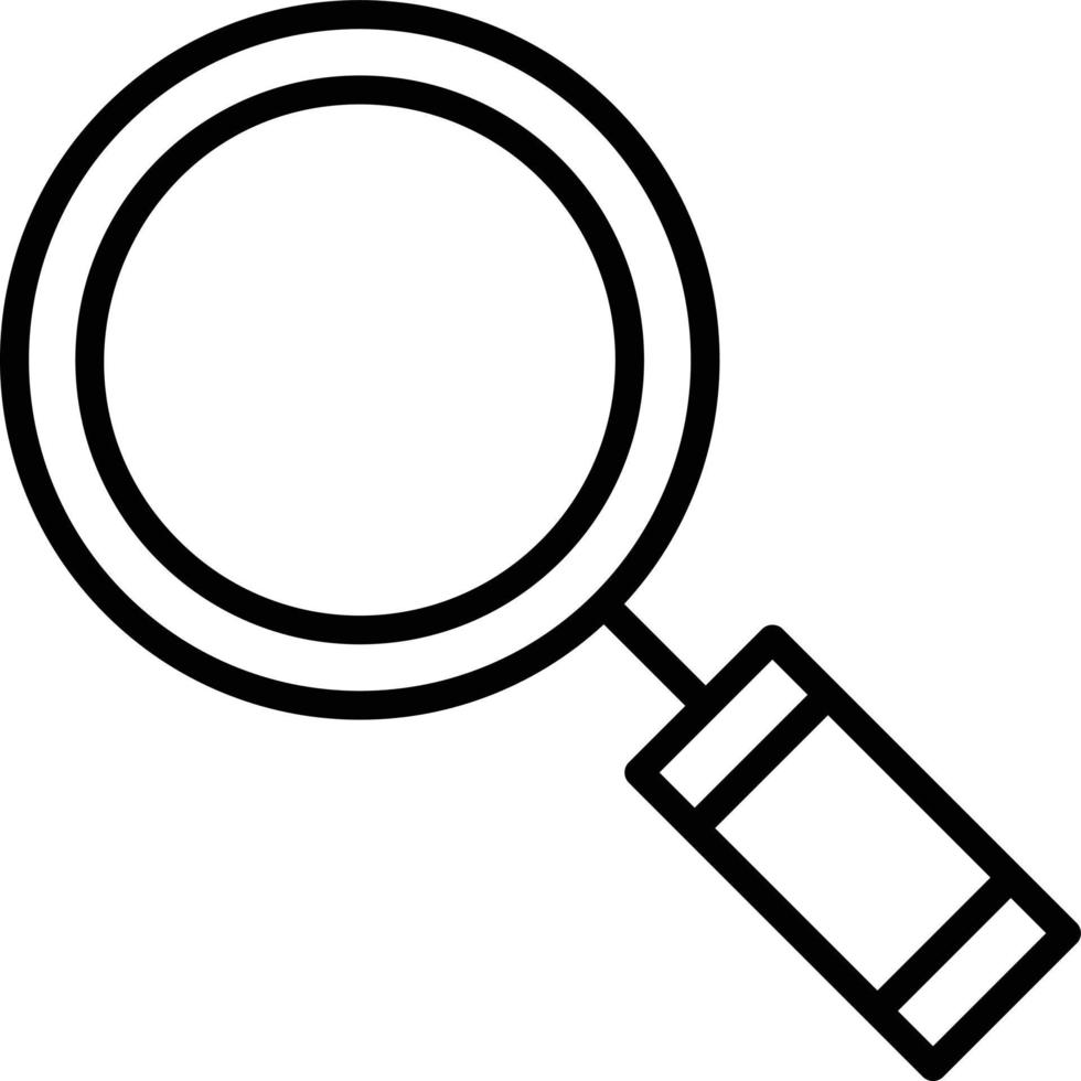 Search Line Icon vector