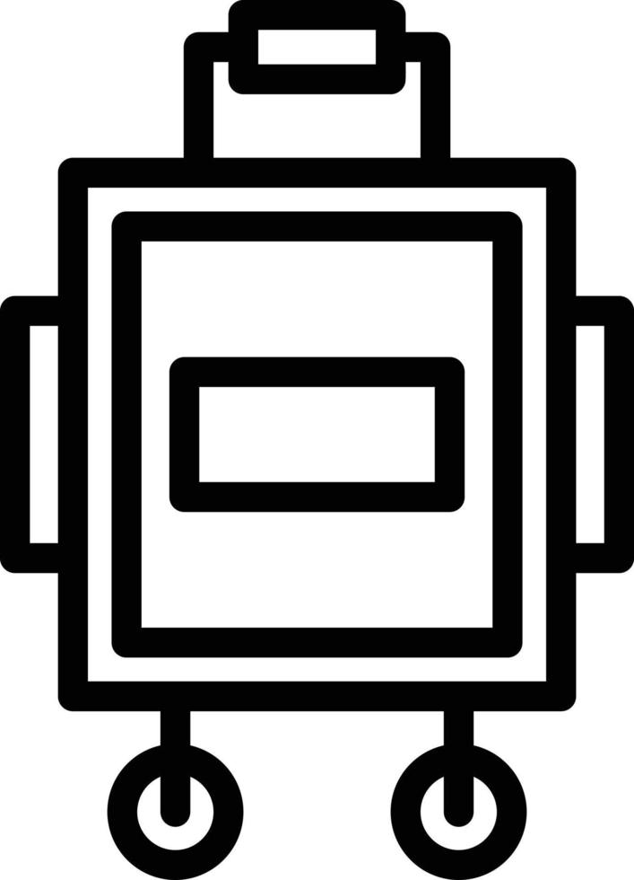 Luggage Line Icon vector