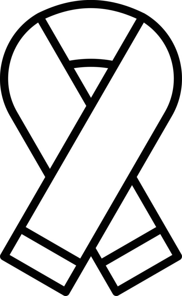 Ribbon Line Icon vector