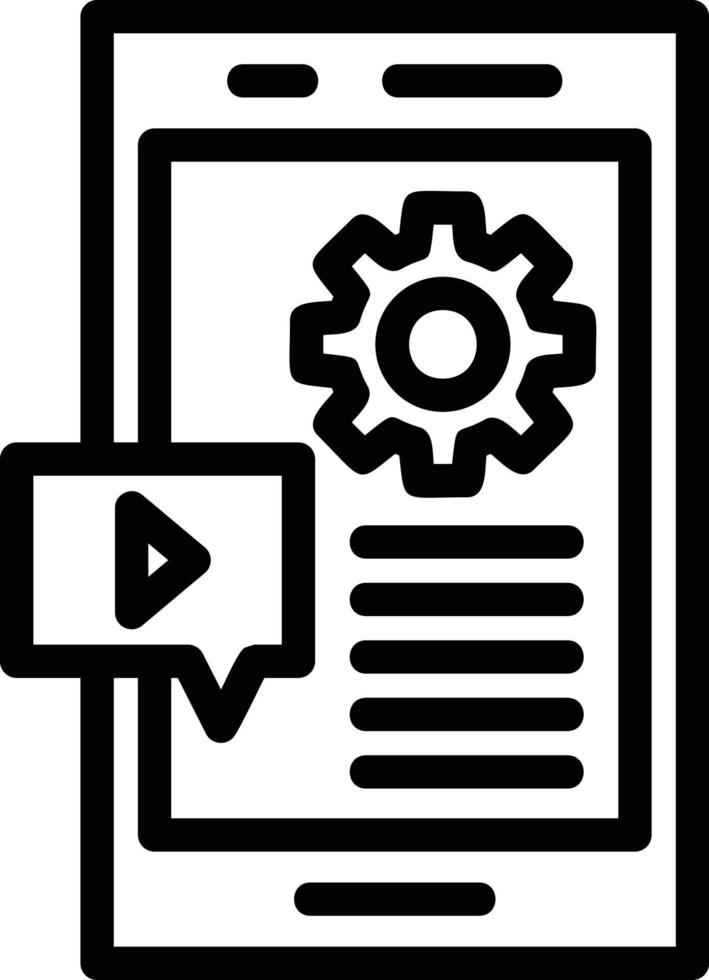 Contnent Line Icon vector