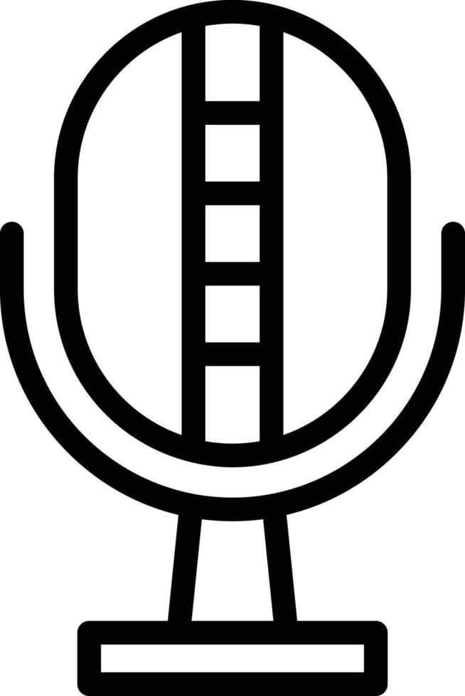 Microphone Line Icon vector