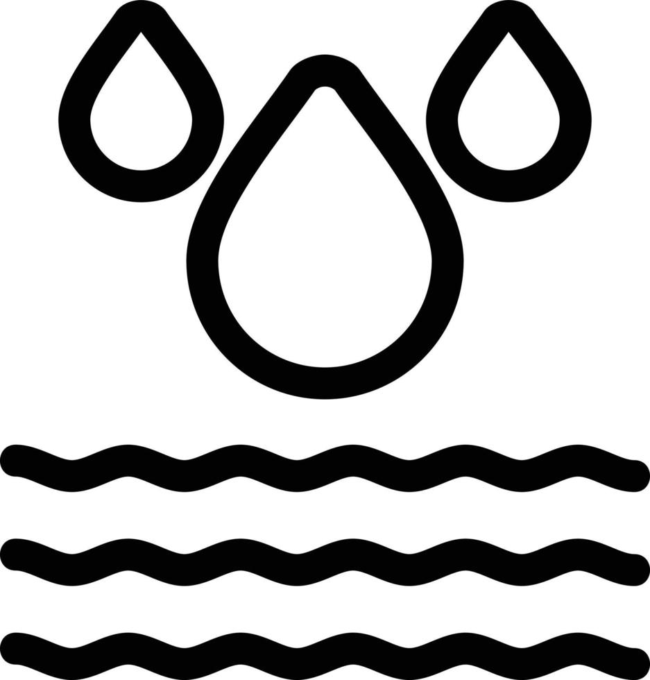 Watering Line Icon vector