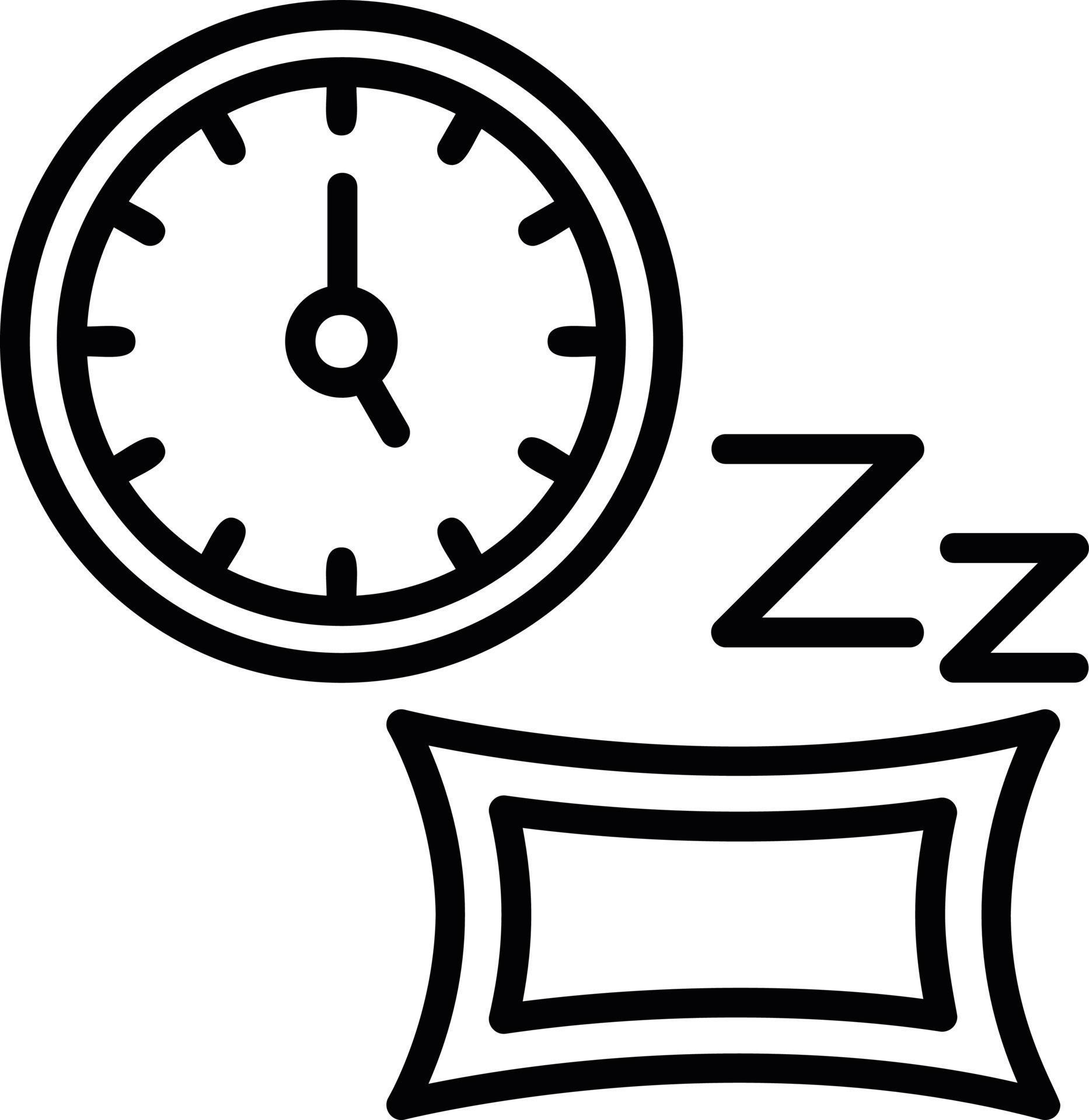 Sleeping Time Line Icon 14697768 Vector Art At Vecteezy