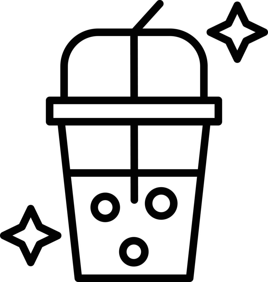 Soda Line Icon vector
