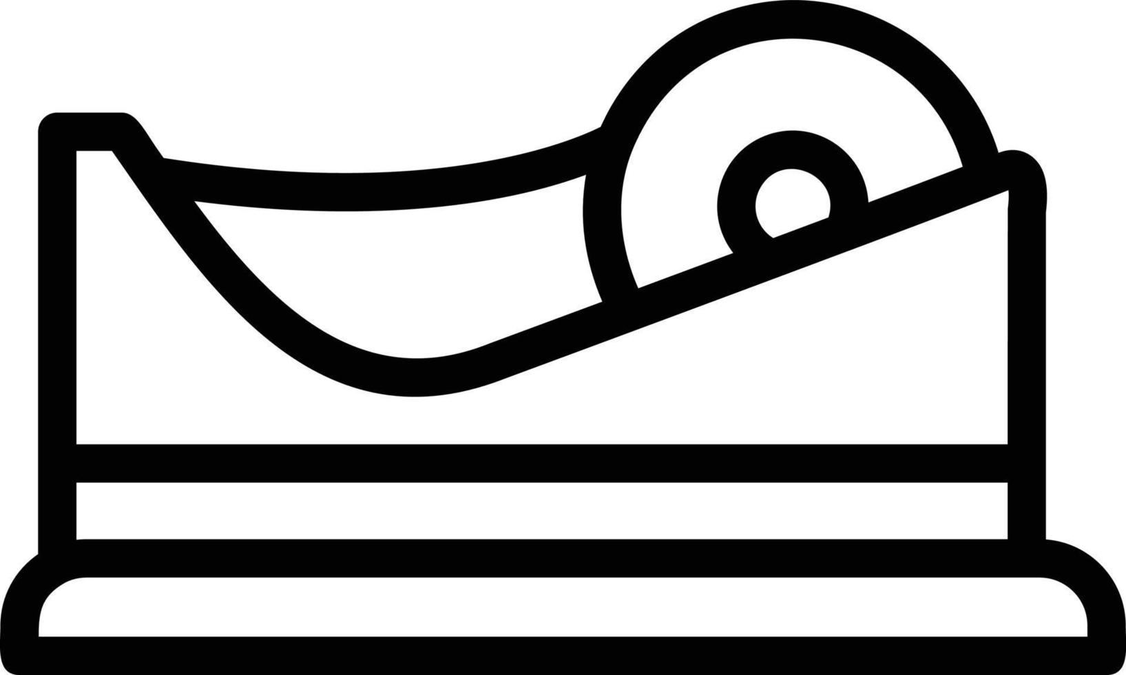 Tape Dispenser Line Icon vector