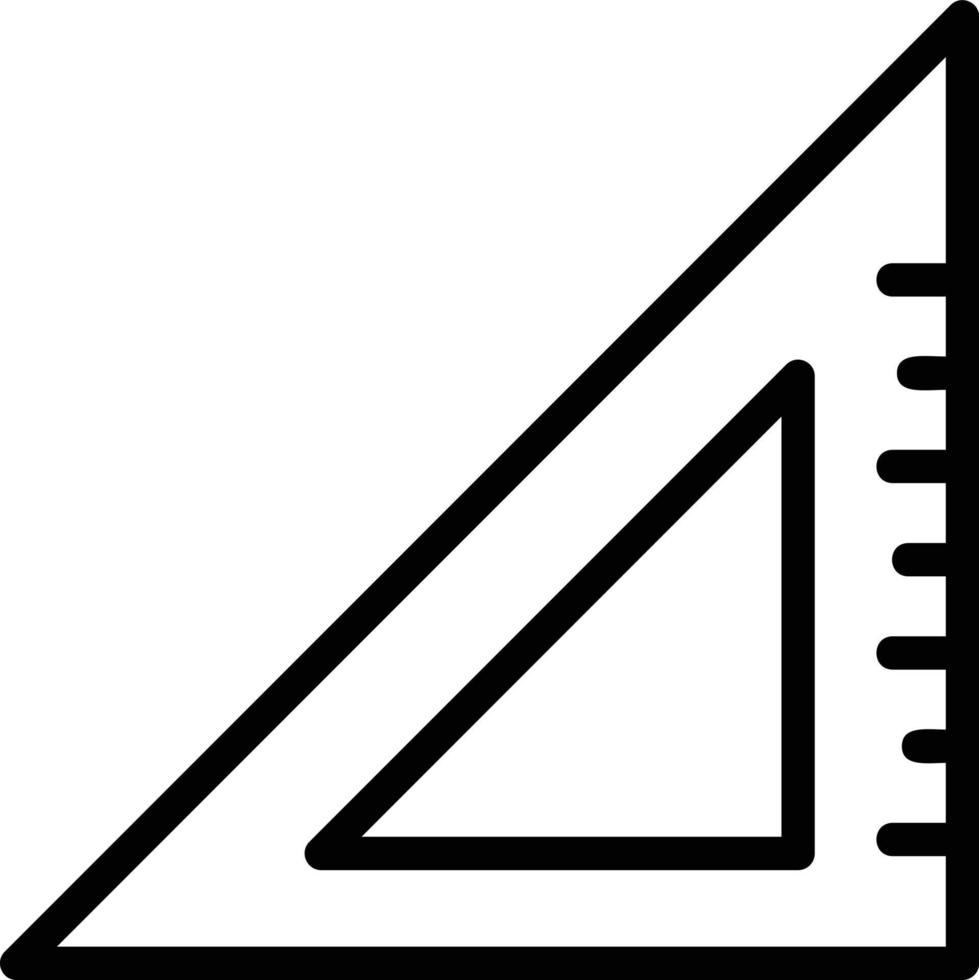 Ruler Line Icon vector