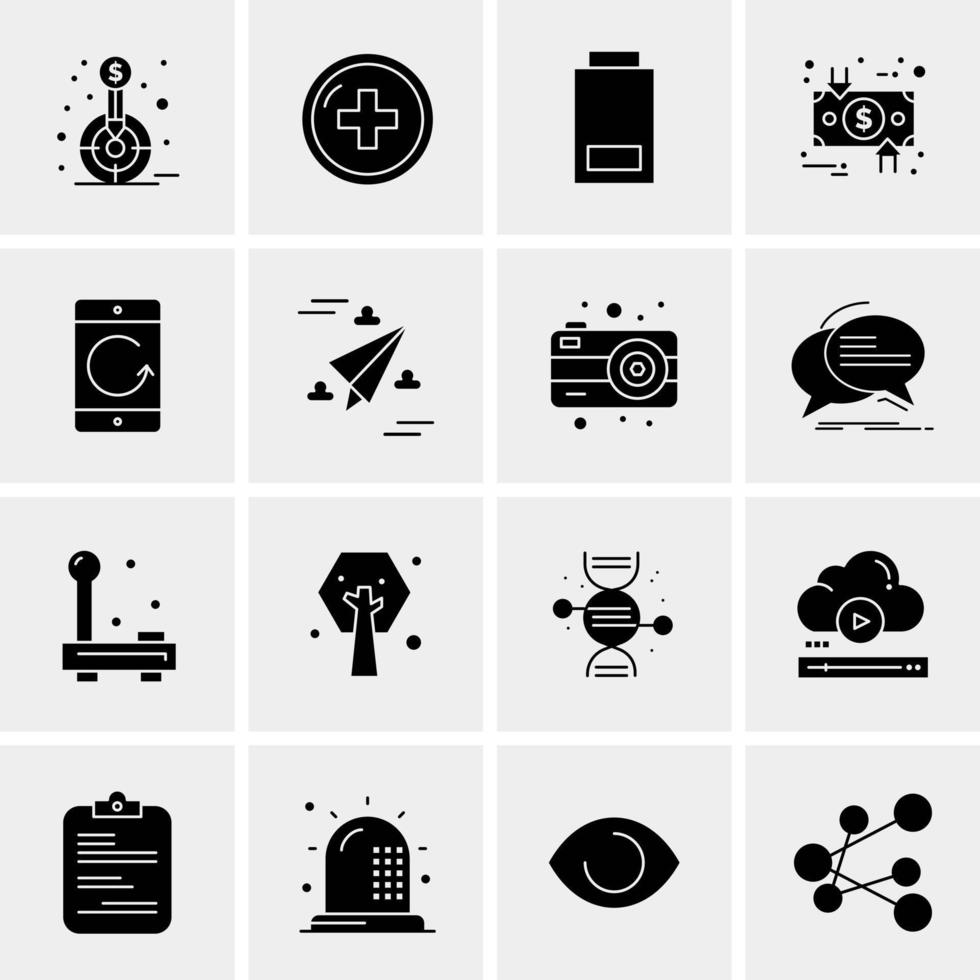 16 Universal Business Icons Vector Creative Icon Illustration to use in web and Mobile Related project