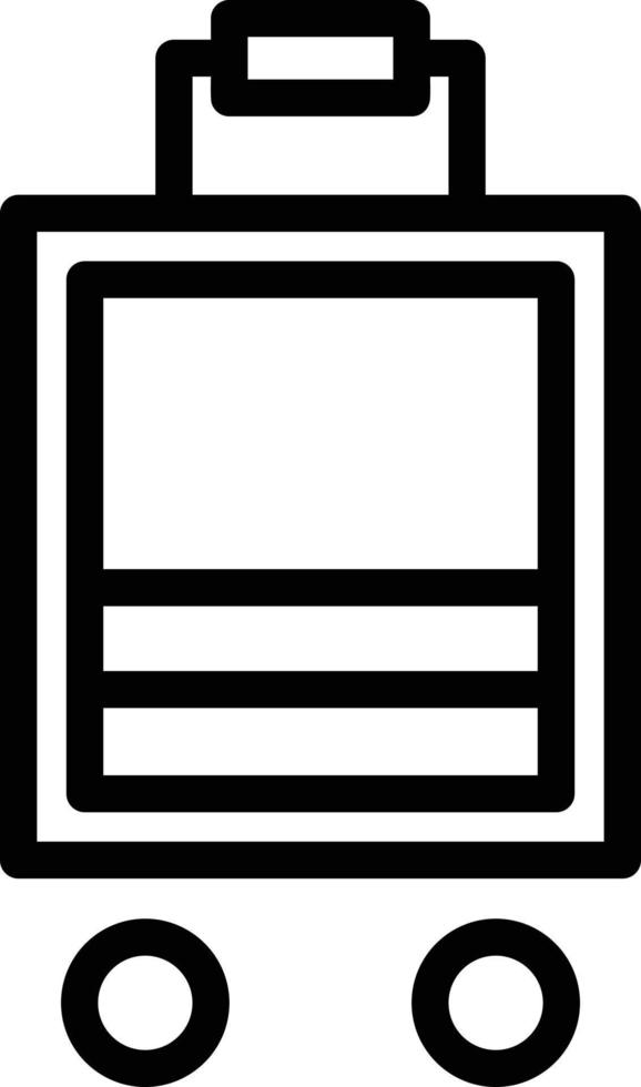 Baggages Line Icon vector
