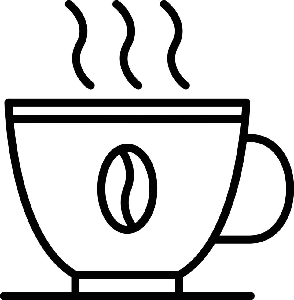 Coffee Line Icon vector