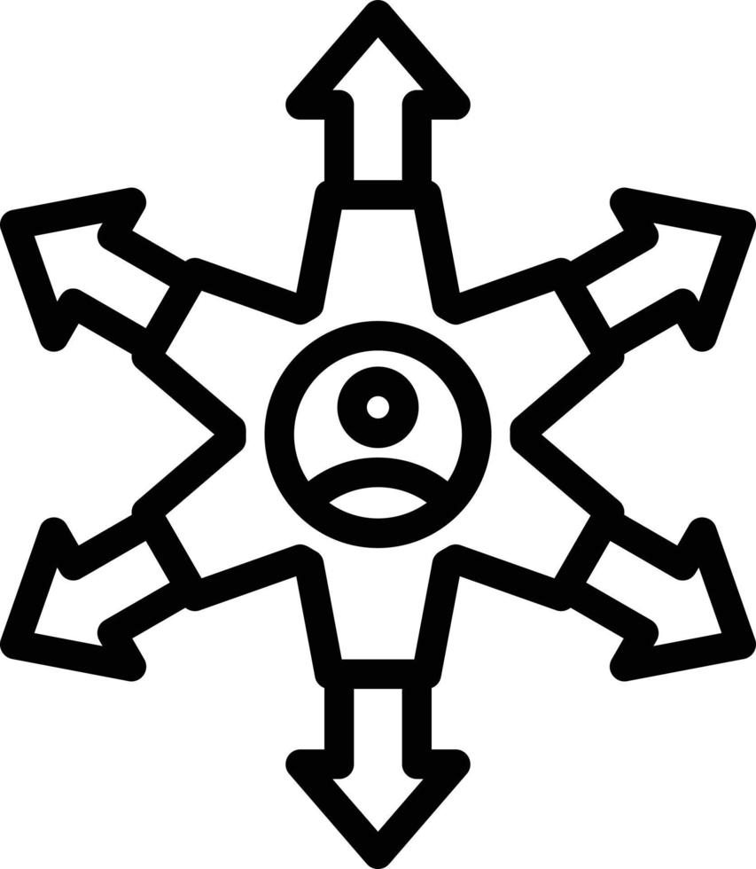 Distribution Line Icon vector