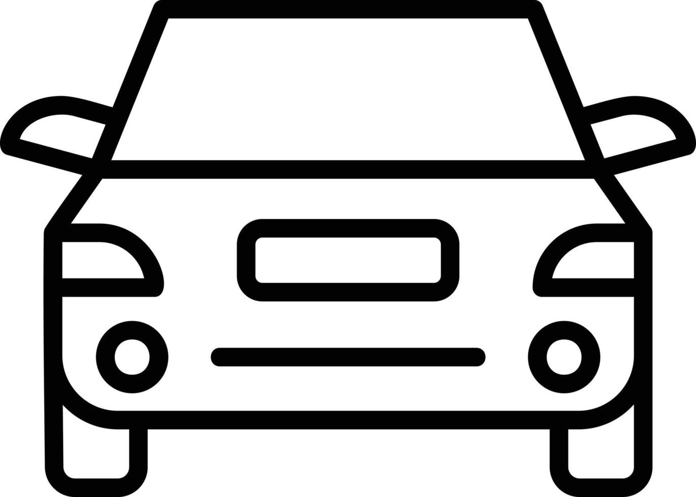 Vehicle Line Icon vector