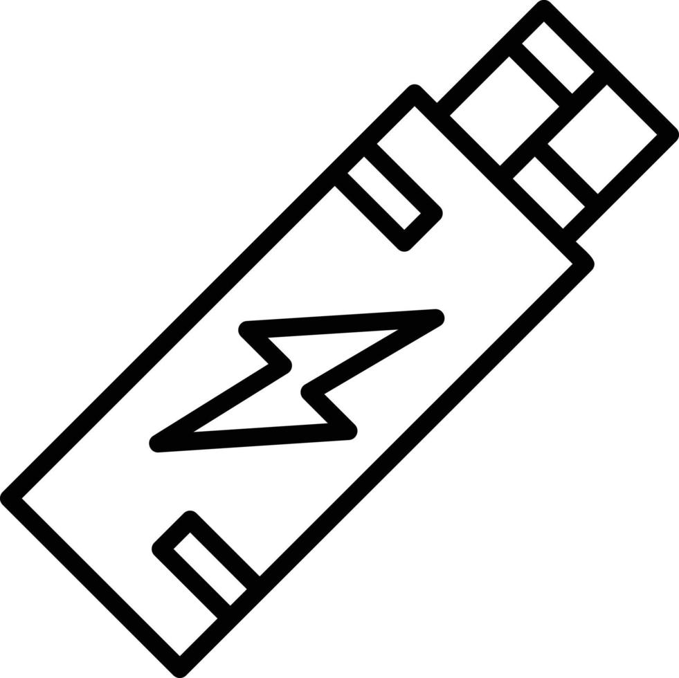 Usb Line Icon vector