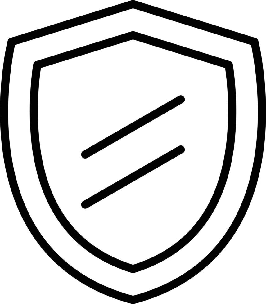 Shield Line Icon 14698830 Vector Art at Vecteezy