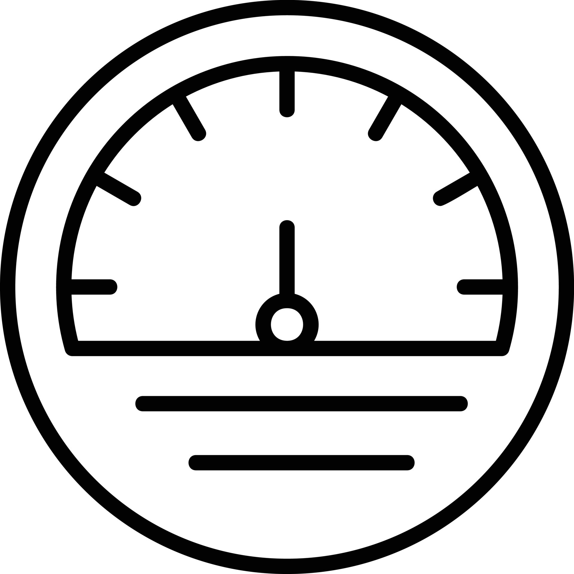 Speedometer Line Icon 14698841 Vector Art at Vecteezy