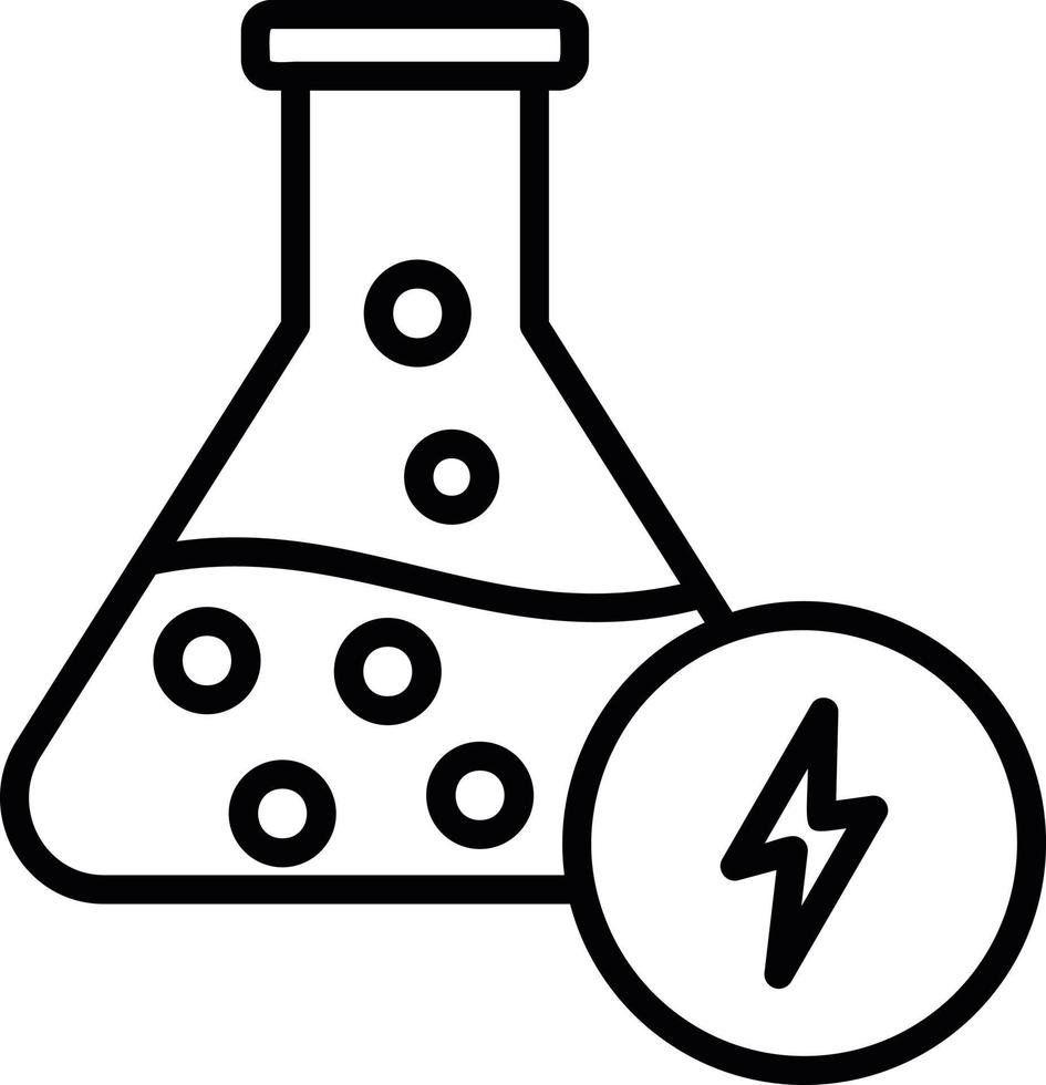 icono de línea de energía química 14698960 Vector en Vecteezy