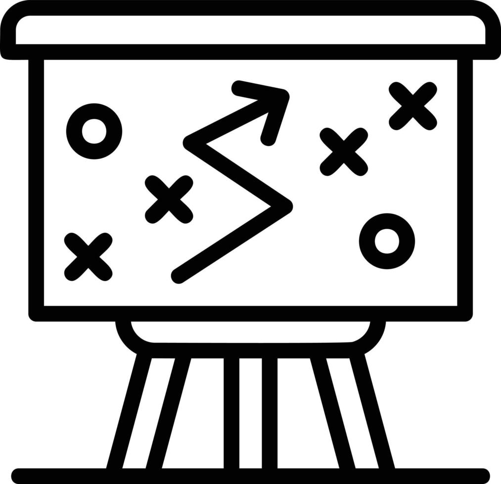 Strategy Line Icon vector