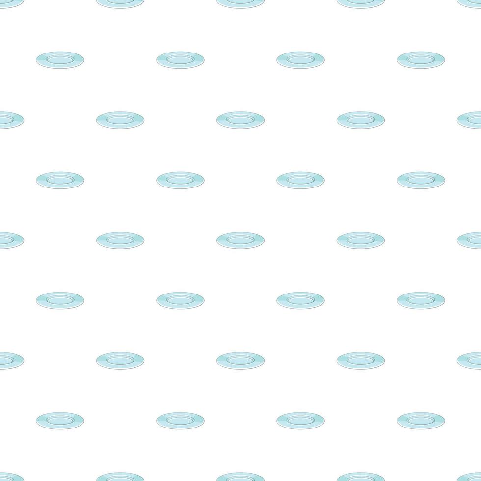 Plate pattern, cartoon style vector