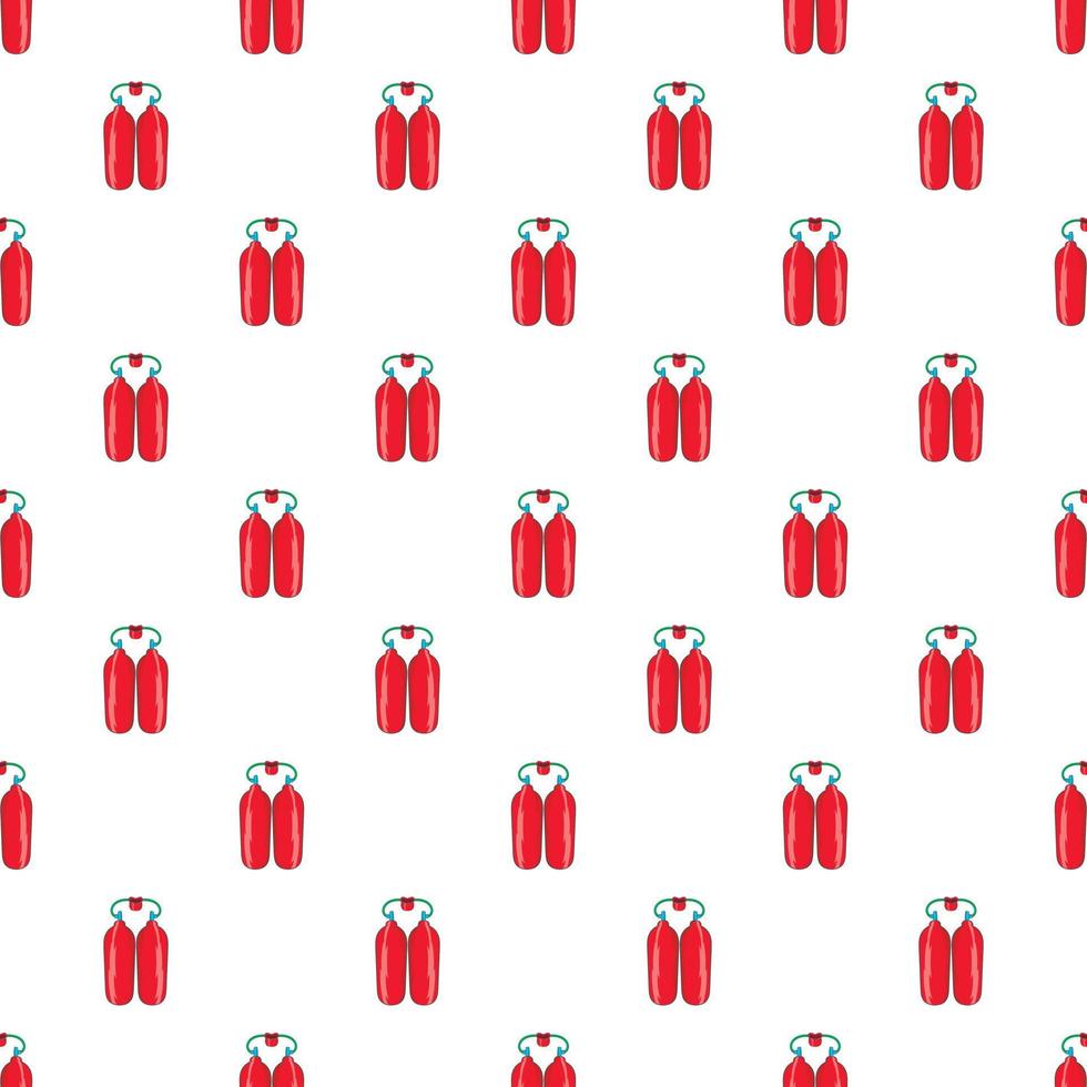 Cylinders for diving pattern, cartoon style vector