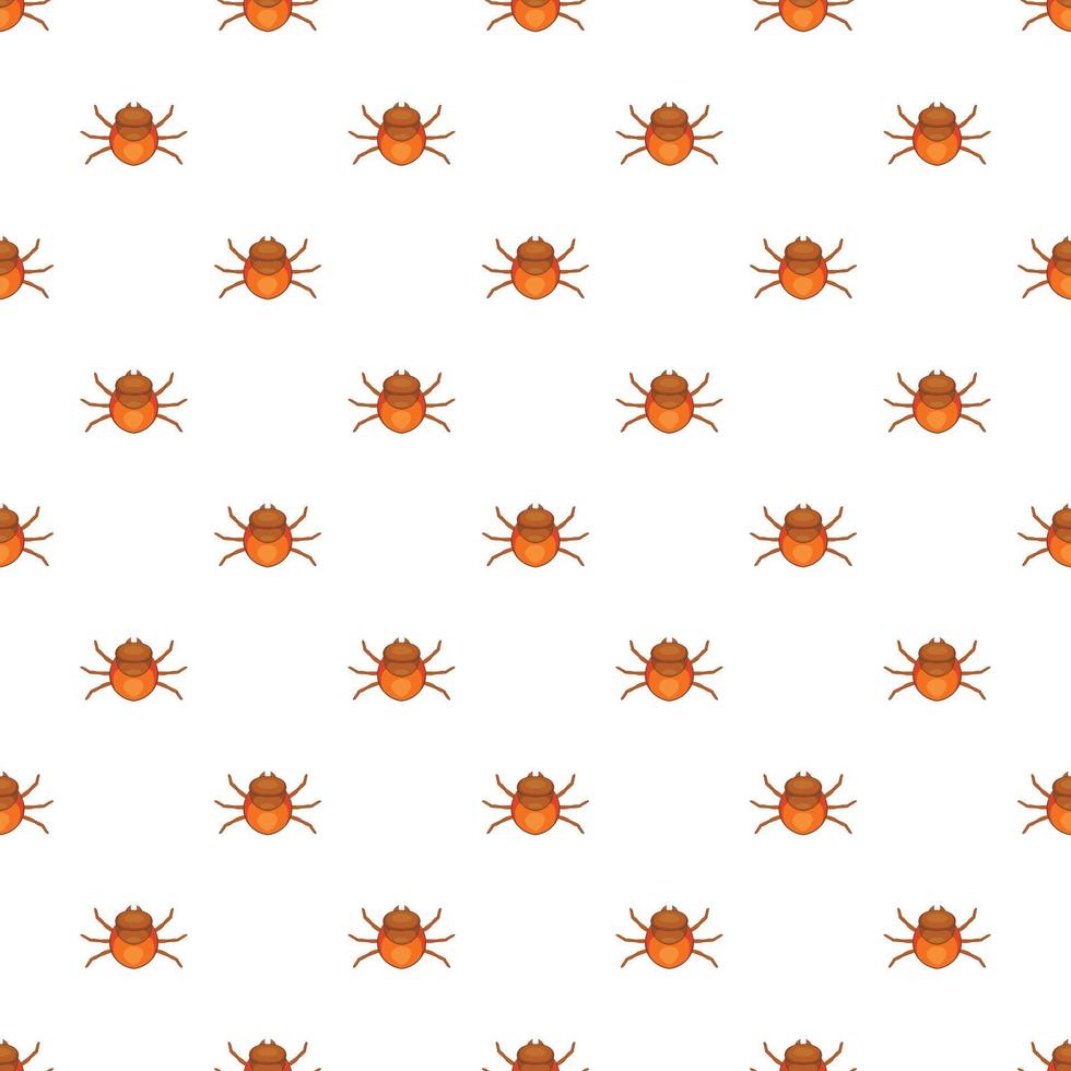 Mite pattern, cartoon style vector