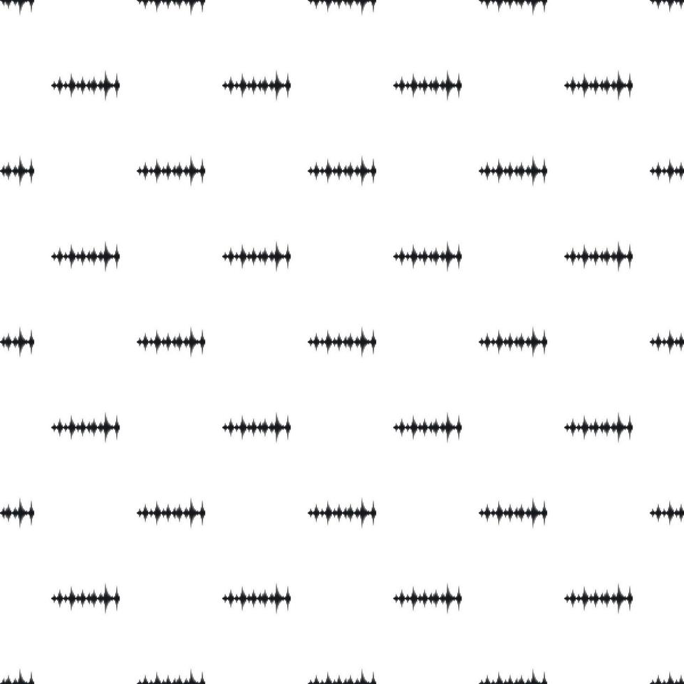 Audio digital equalizer pattern, simple style vector
