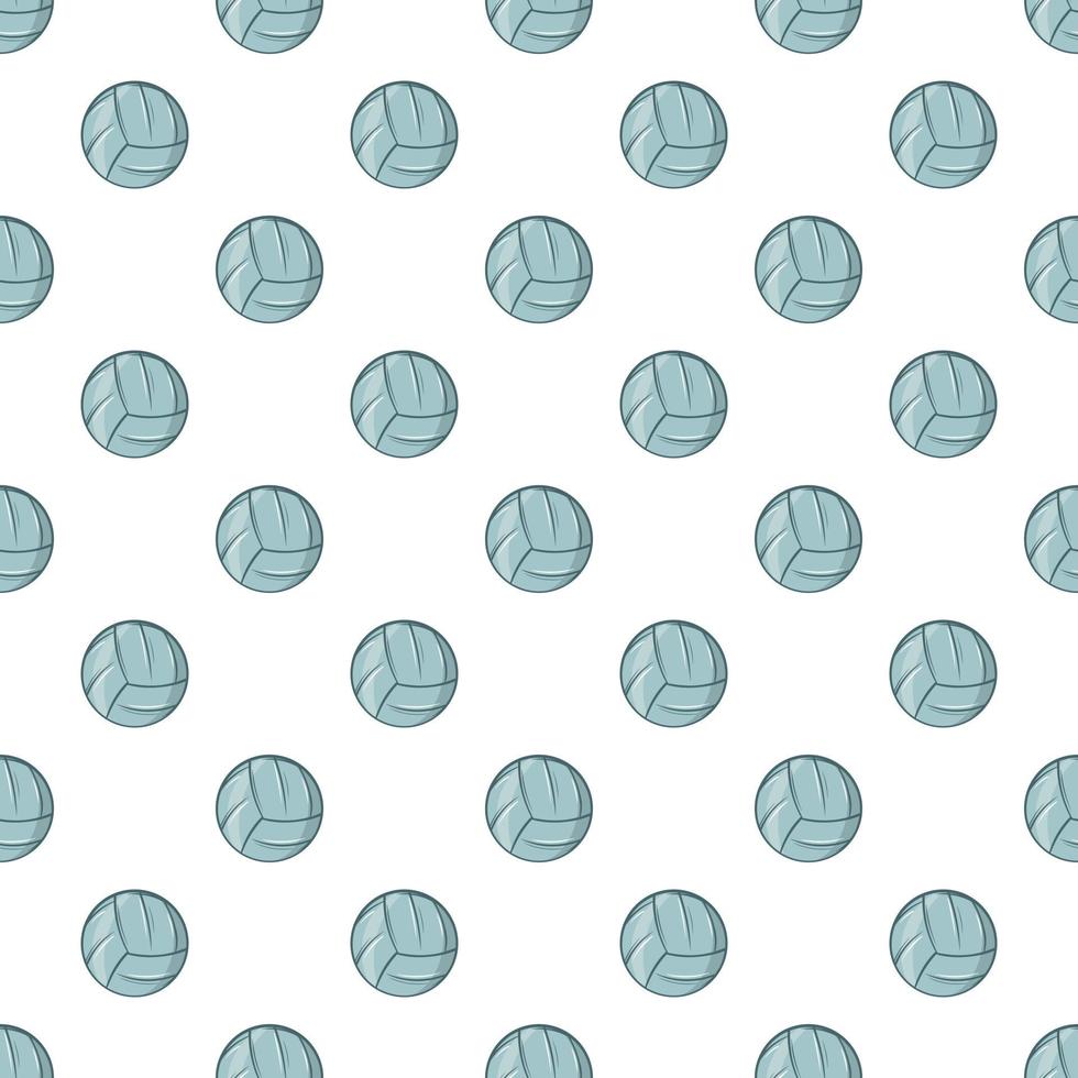 Volleyball pattern, cartoon style vector