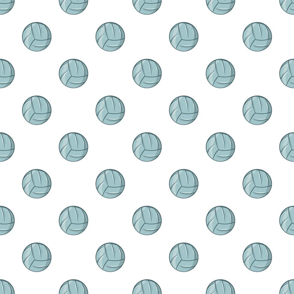 Volleyball pattern, cartoon style vector